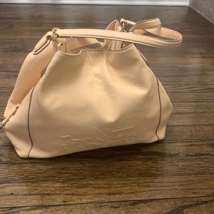 Peach coach bag